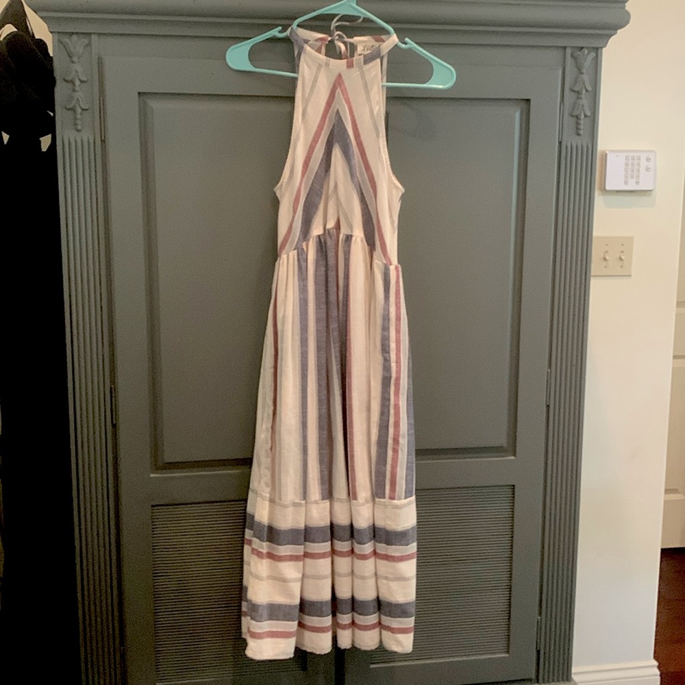 Striped midi